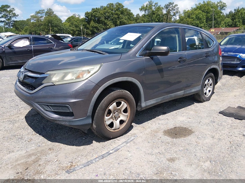 2015 Honda Cr-V Lx 5J6RM4H39FL069059 photo 1