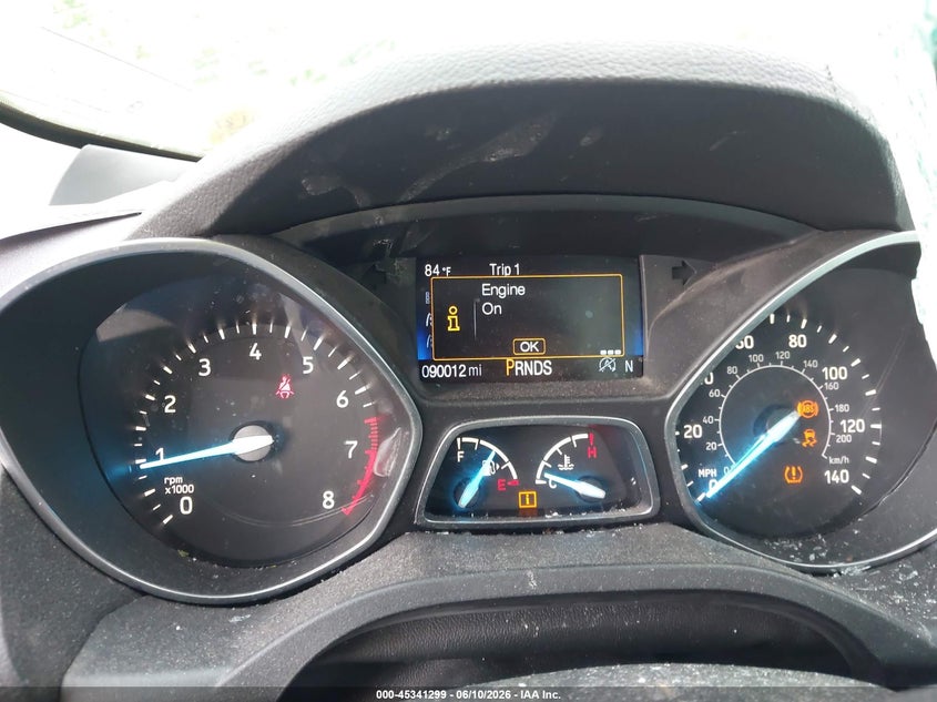 2017 FORD ESCAPE SPORT UTILITY VEHICLE 1.5L I-4 DI, DOHC, VVT, TURBO, 179HP