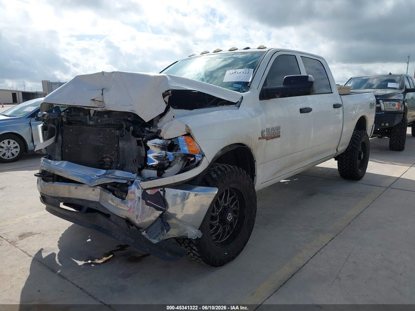 Vin: 3c6ur5cl5hg647955, lot: 45839258, ram 2500 tradesman  4x4 6'4 box 20172