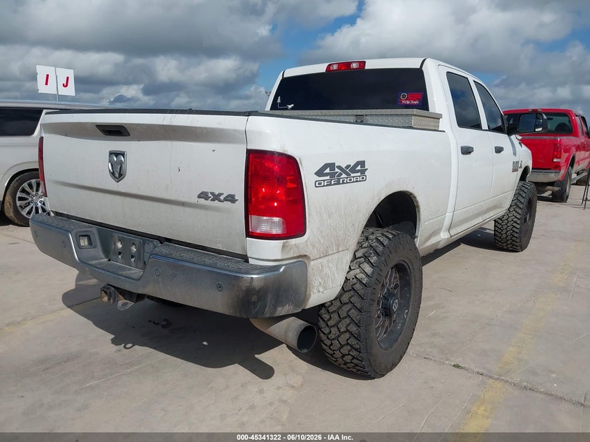 Vin: 3c6ur5cl5hg647955, lot: 45839258, ram 2500 tradesman  4x4 6'4 box 20174