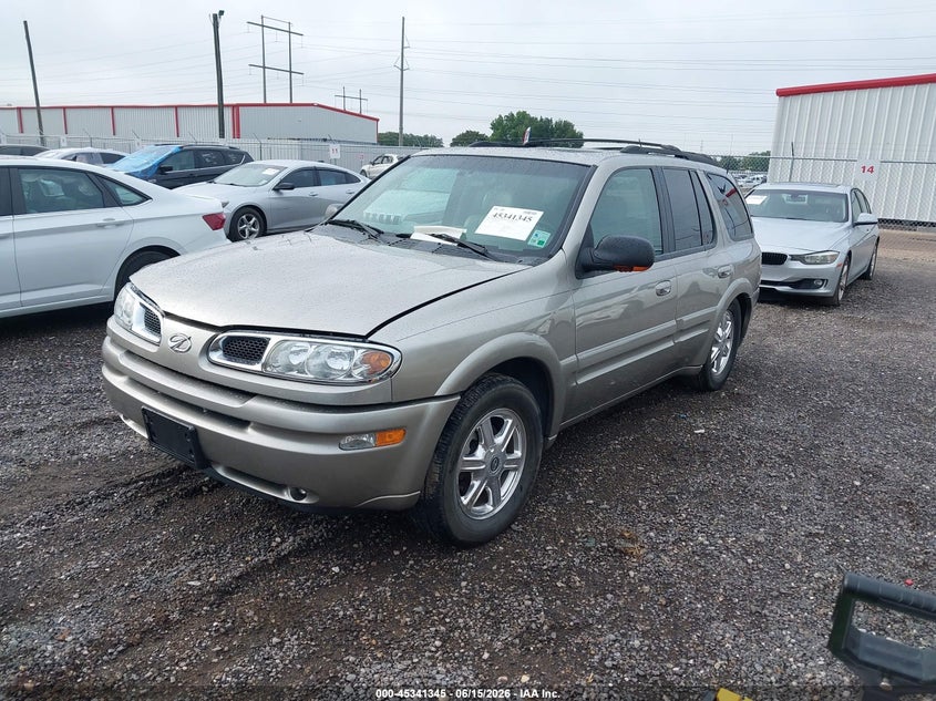2002 OLDSMOBILE BRAVADA SPORT UTILITY VEHICLE 4.2L I-6 DOHC, VVT, 270HP
