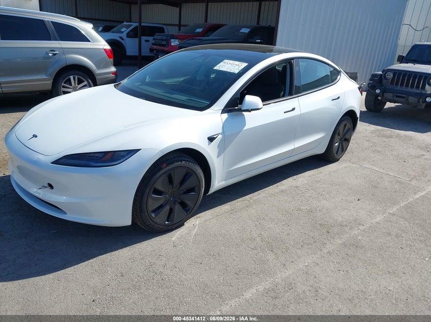 2026 TESLA MODEL 3 auction photo 2