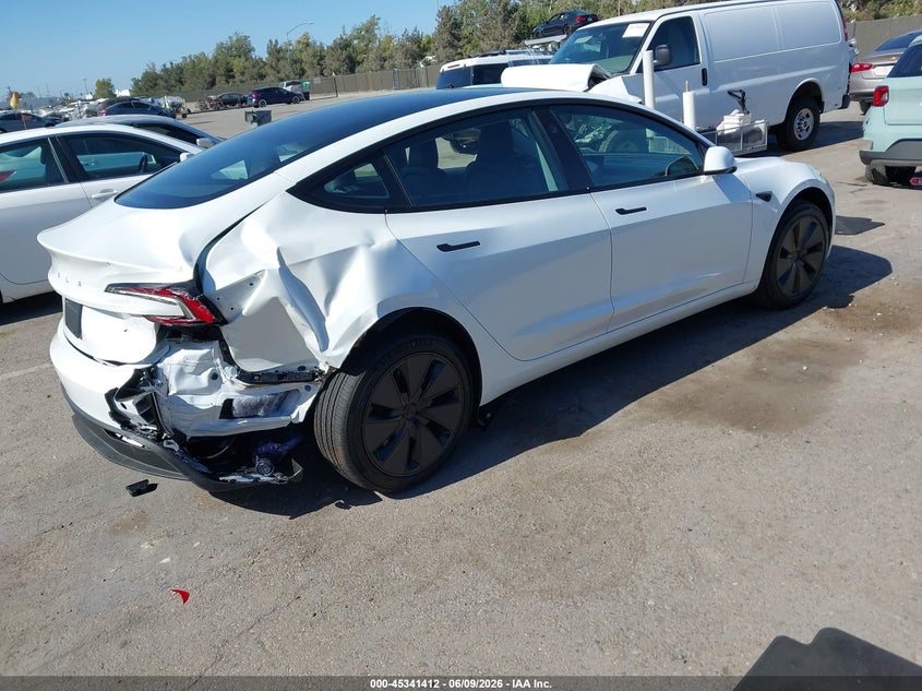 2026 TESLA MODEL 3 auction photo 4