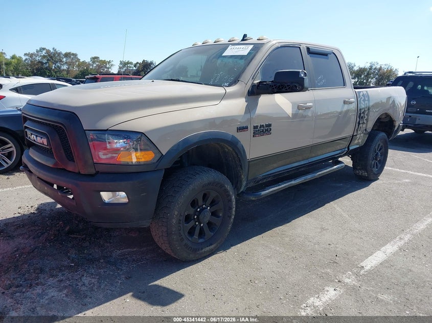 Vin: 3c6tr5ej4jg378649, lot: 45839378, ram 2500 power wagon  4x4 6'4 box 20182