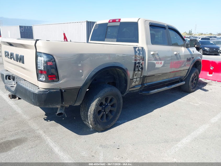 Vin: 3c6tr5ej4jg378649, lot: 45839378, ram 2500 power wagon  4x4 6'4 box 20184