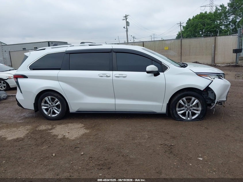 TOYOTA SIENNA 2022 VIN 5TDZRKEC2NS088274