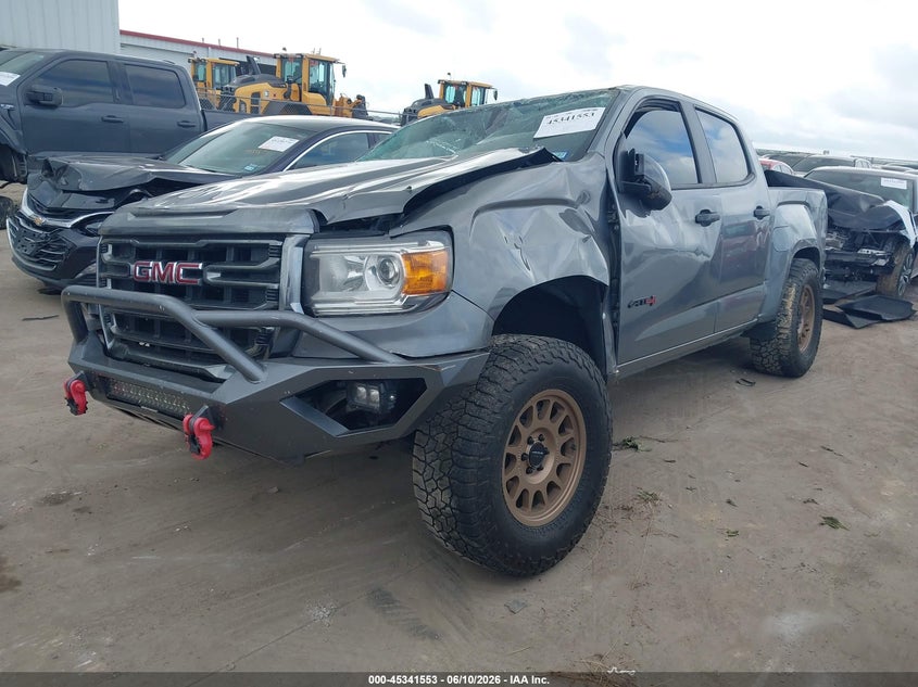 Vin: 1gtg6fen3m1282820, lot: 45839489, gmc canyon 4wd  short box at4 - leather 20212