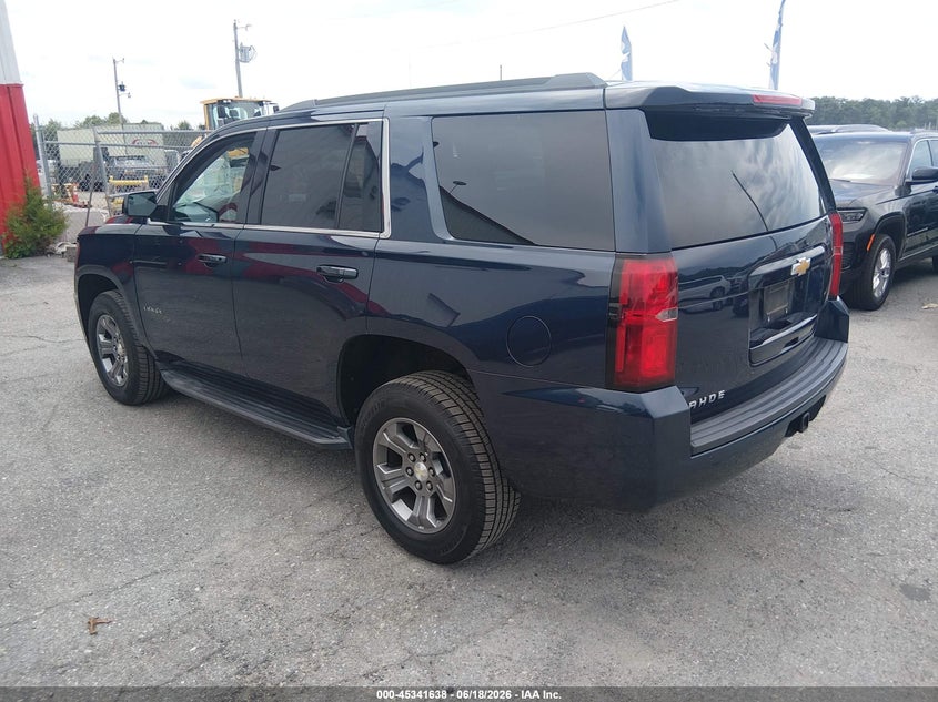 Vin: 1gnskaec8jr338519, lot: 45839574, chevrolet tahoe ls 20183