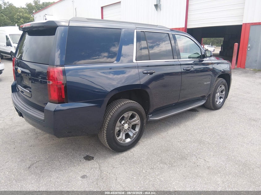 Vin: 1gnskaec8jr338519, lot: 45839574, chevrolet tahoe ls 20184