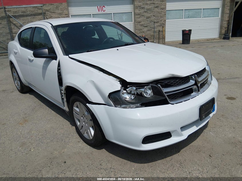 2014 Dodge Avenger Se VIN: 1C3CDZAB6EN110345 Lot: 45341855