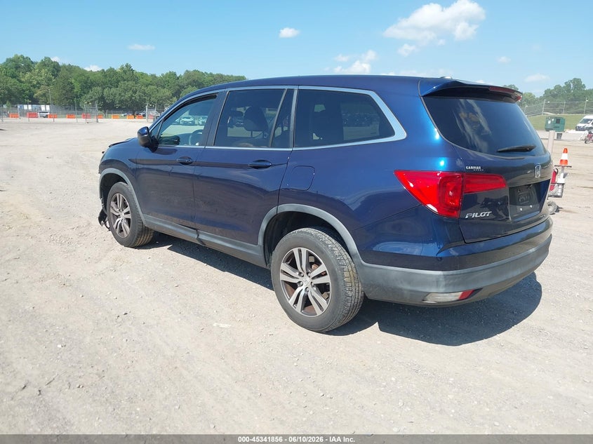 Vin: 5fnyf6h3xgb013496, lot: 45839792, honda pilot ex 20163