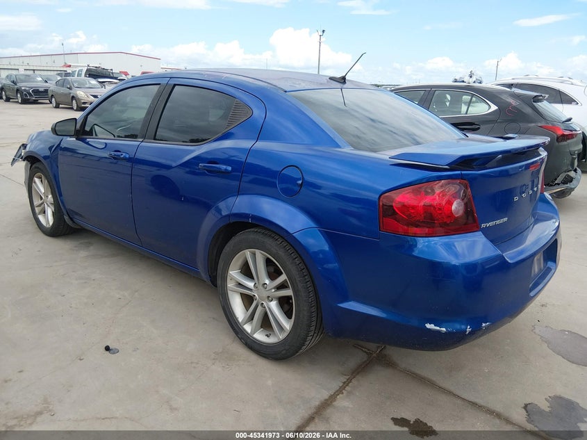 Vin: 1c3cdzag9cn314534, lot: 45839909, dodge avenger se 20123