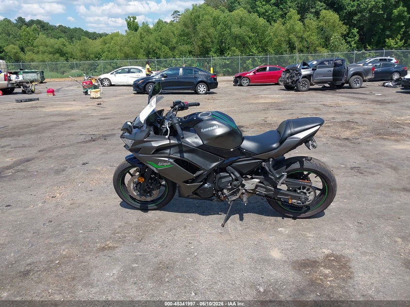 2024 Kawasaki Ex650 R VIN: ML5EXER18RDAD5202 Lot: 45341997