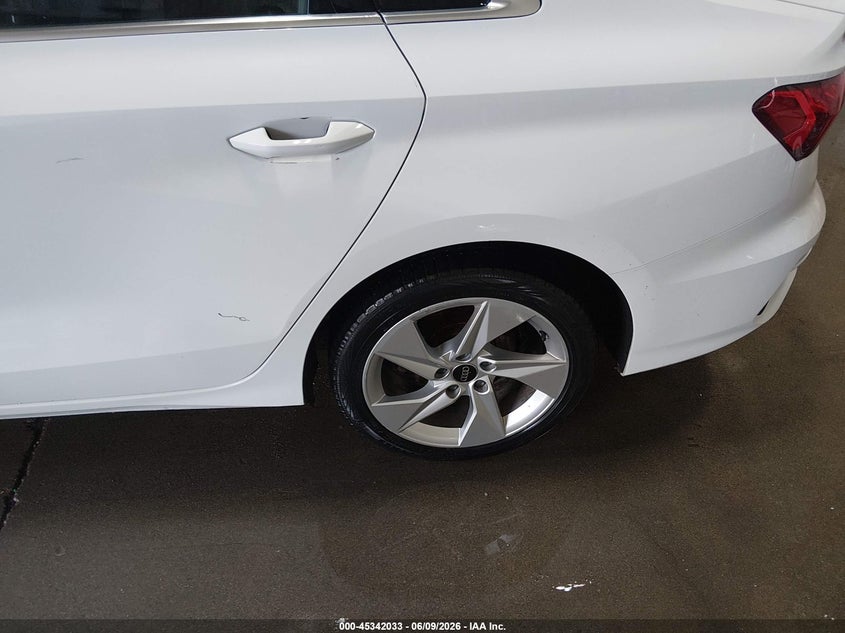2022 Audi A3 Premium 40 Tfsi Quattro S Tronic VIN: WAUGUDGY9NA047631 Lot: 45342033