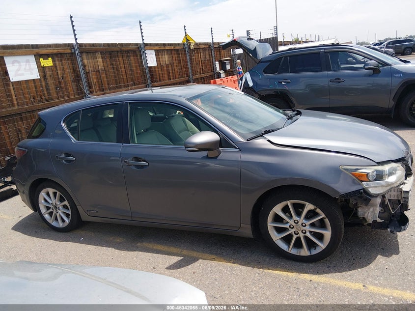 2012 Lexus Ct 200H Premium VIN: JTHKD5BH7C2097556 Lot: 45342065