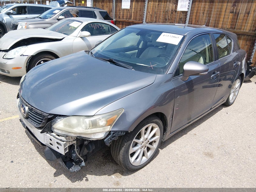 Vin: jthkd5bh7c2097556, lot: 45840001, lexus ct 200h premium 20122