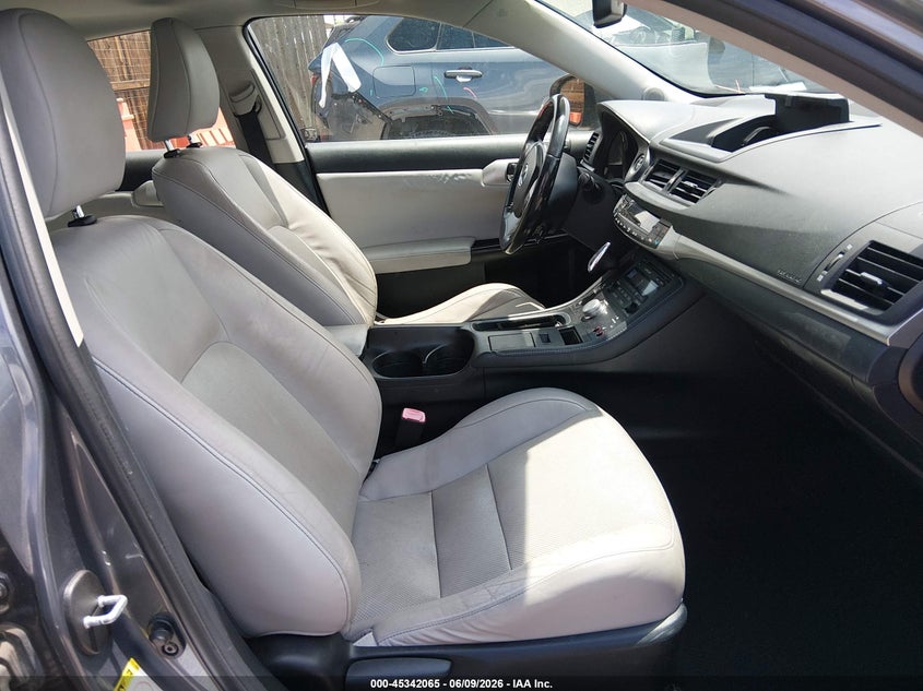 LEXUS CT 200H 2012 VIN JTHKD5BH7C2097556