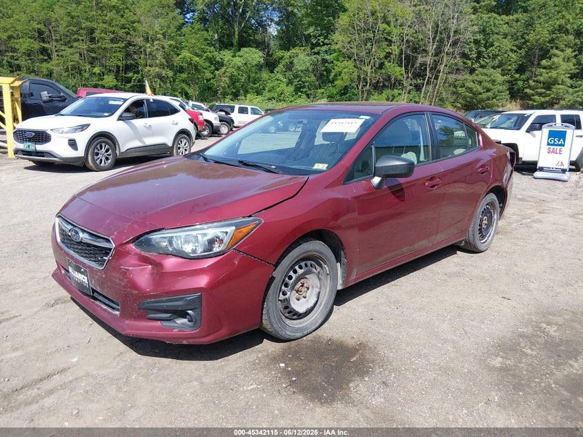 Vin: 4s3gkaa67h3624535, lot: 45840051, subaru impreza 2.0i 20172