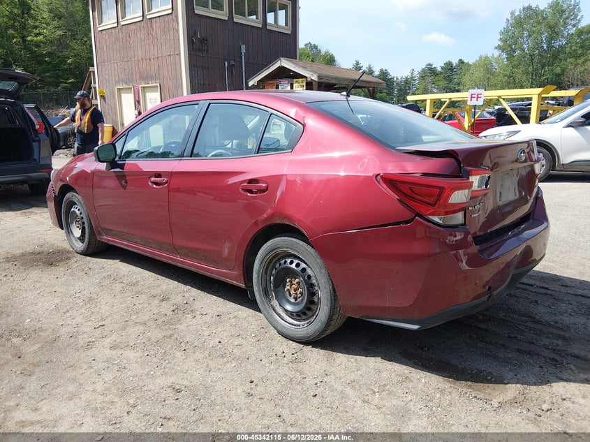 Vin: 4s3gkaa67h3624535, lot: 45840051, subaru impreza 2.0i 20173