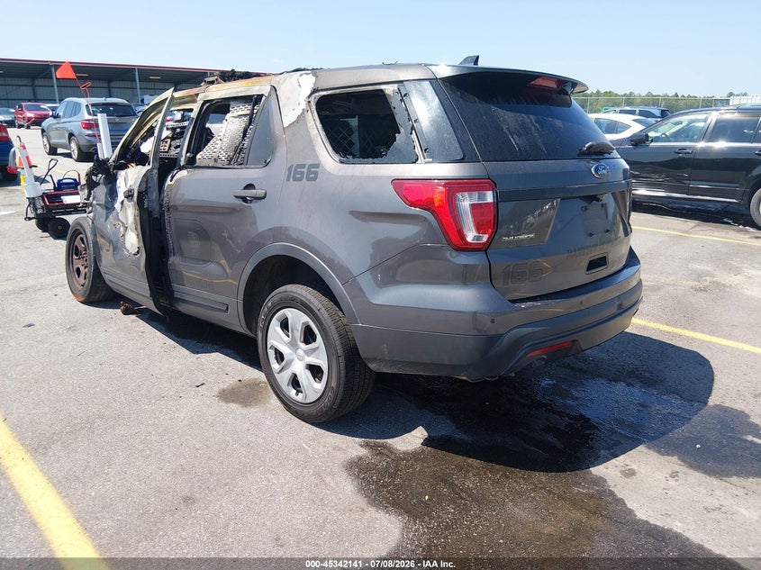 Vin: 1fm5k8ar2ggb36753, lot: 45840077, ford utility police interceptor 20163