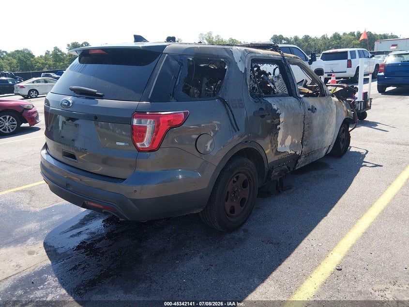 Vin: 1fm5k8ar2ggb36753, lot: 45840077, ford utility police interceptor 20164