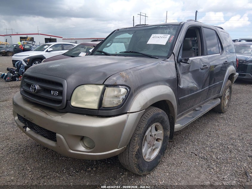 2004 TOYOTA SEQUOIA SPORT UTILITY VEHICLE 4.7L V-8 DOHC, 240HP