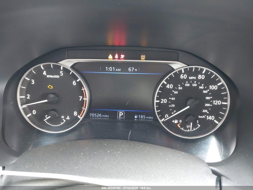2022 NISSAN ALTIMA SEDAN 2.5L I-4 DI, DOHC, VVT, 188HP