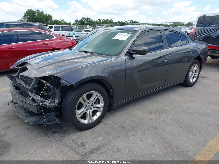 Vin: 2c3cdxbg6kh741972, lot: 45840229, dodge charger sxt rwd 20192