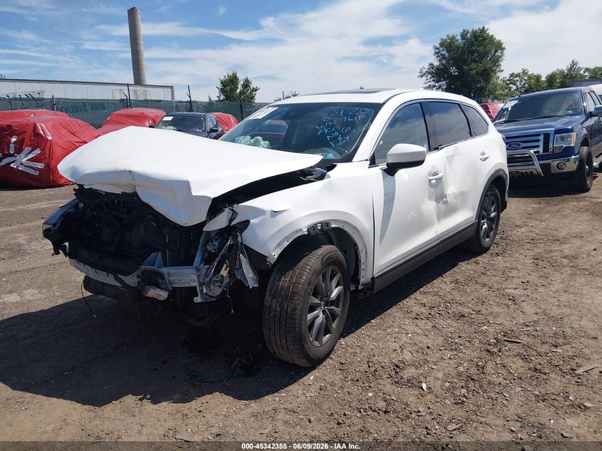 Vin: jm3tcbcy8m0507632, lot: 45840291, mazda cx-9 touring 20212
