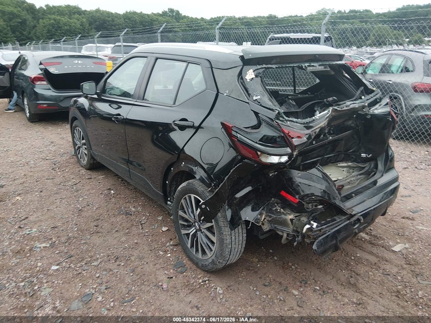 Vin: 3n1cp5cv4ml477829, lot: 45840310, nissan kicks sv xtronic cvt 20213