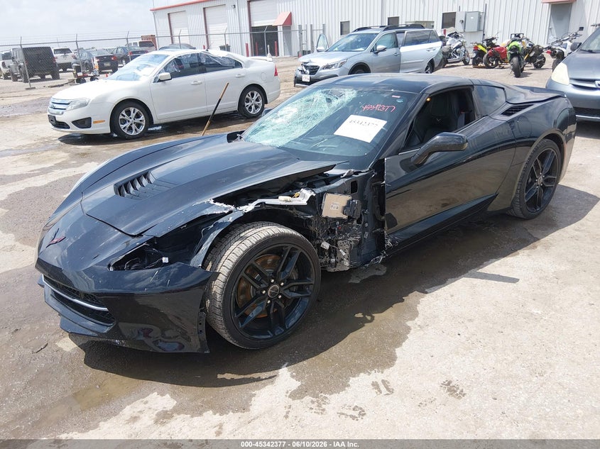 Vin: 1g1ym2d7xe5127111, lot: 45840313, chevrolet corvette stingray z51 20142