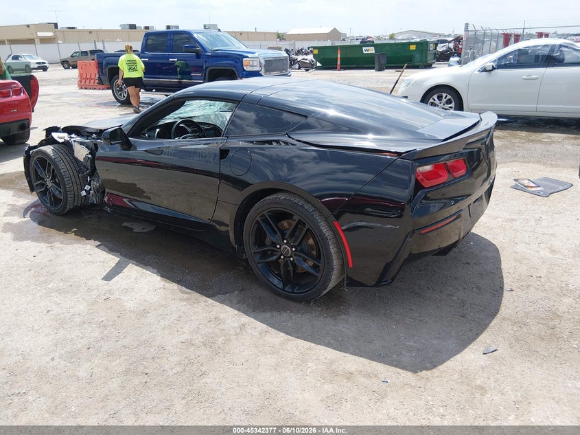 Vin: 1g1ym2d7xe5127111, lot: 45840313, chevrolet corvette stingray z51 20143