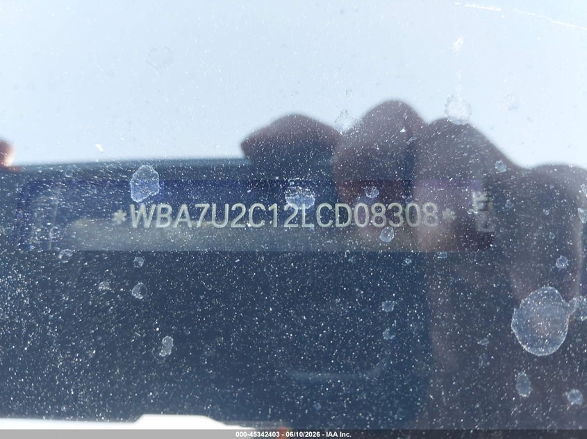 2020 BMW Alpina B7 xDrive VIN: WBA7U2C12LCD08308 Lot: 45342403