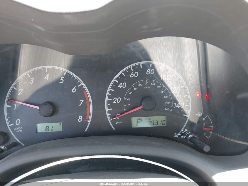 2010 TOYOTA COROLLA SEDAN 1.8L I-4 DOHC, VVT, 132HP