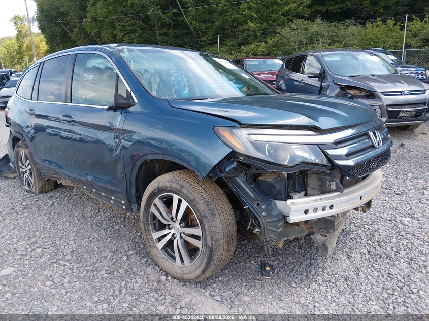 Vin: 5fnyf6h85gb052928, lot: 45840376, honda pilot ex-l 2016 img_1