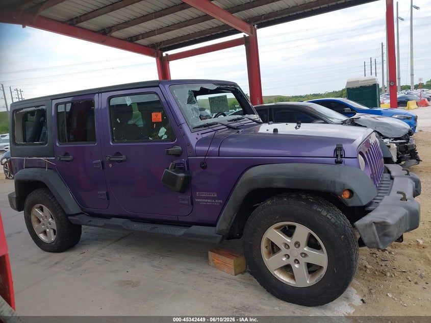 2017 Jeep Wrangler Unlimited Sport 4X4 VIN: 1C4BJWDG5HL598130 Lot: 45342449