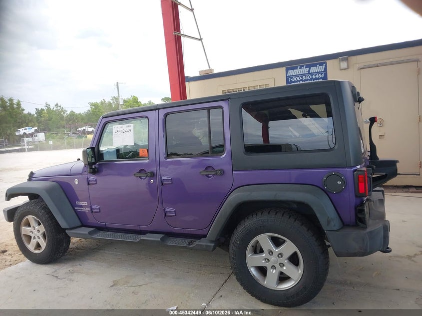 2017 Jeep Wrangler Unlimited Sport 4X4 VIN: 1C4BJWDG5HL598130 Lot: 45342449