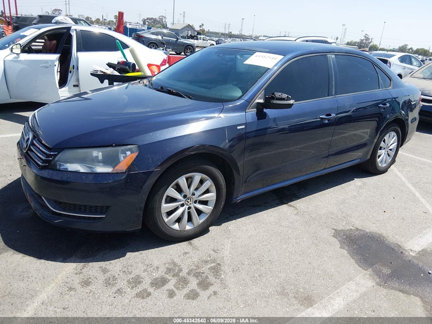 Vin: 1vwat7a35ec031891, lot: 45840476, volkswagen passat 1.8t wolfsburg edition 20142