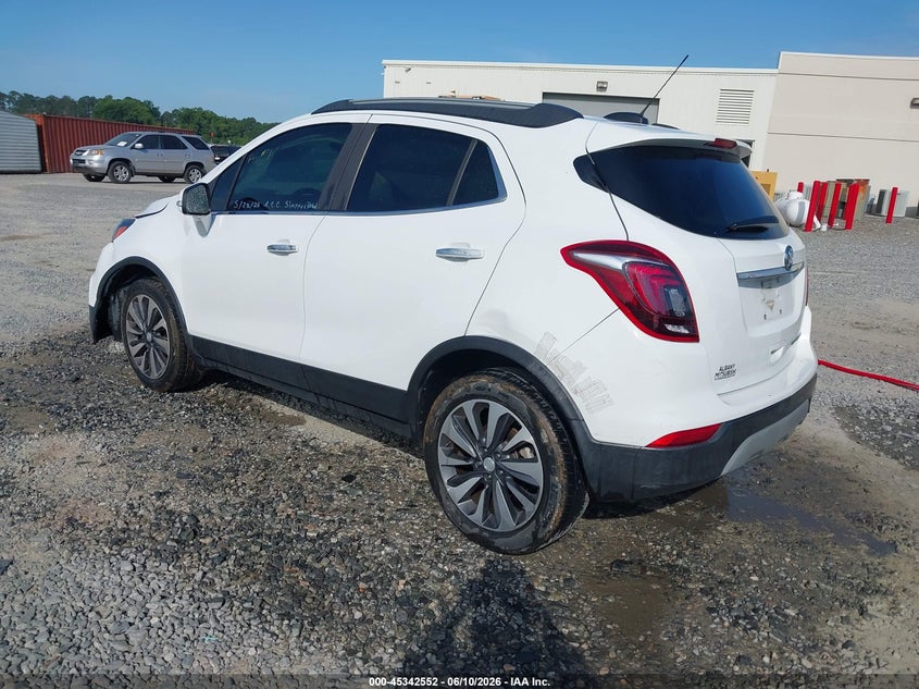 Vin: kl4cjcsb1lb058812, lot: 45840488, buick encore fwd essence 20203