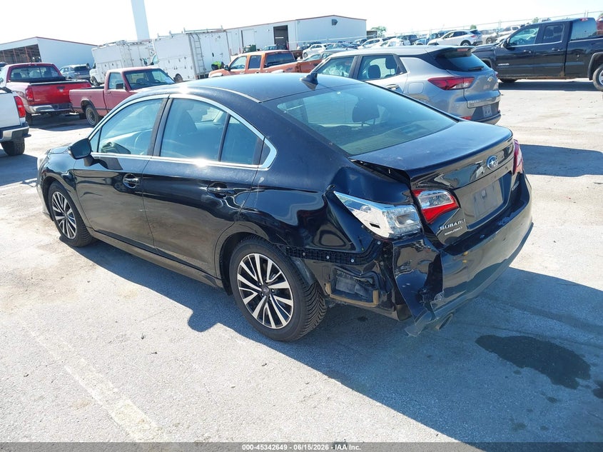 Vin: 4s3bnaf67j3027434, lot: 45840585, subaru legacy 2.5i premium 20183