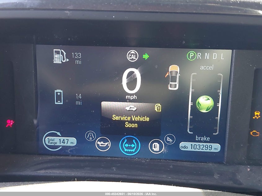 2012 Chevrolet Volt VIN: 1G1RD6E45CU104466 Lot: 45342651