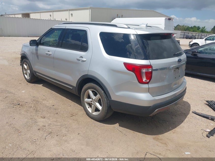 Vin: 1fm5k7d86gga95363, lot: 45840608, ford explorer xlt 20163