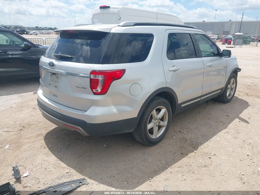 Vin: 1fm5k7d86gga95363, lot: 45840608, ford explorer xlt 20164