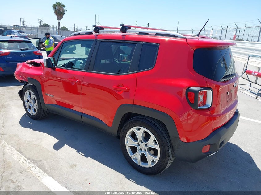 2015 JEEP RENEGADE SPORT UTILITY VEHICLE 2.4L I-4 VVT, 180HP