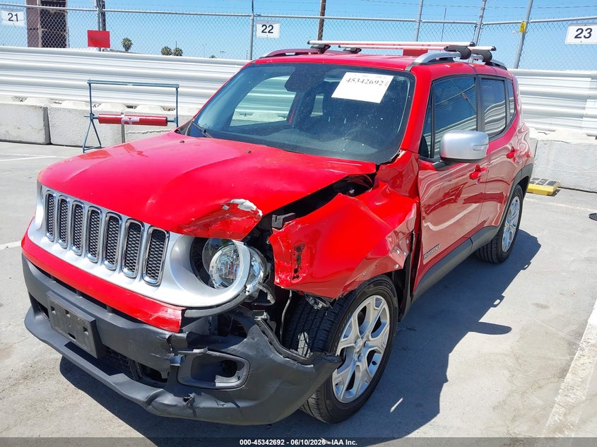 2015 JEEP RENEGADE SPORT UTILITY VEHICLE 2.4L I-4 VVT, 180HP