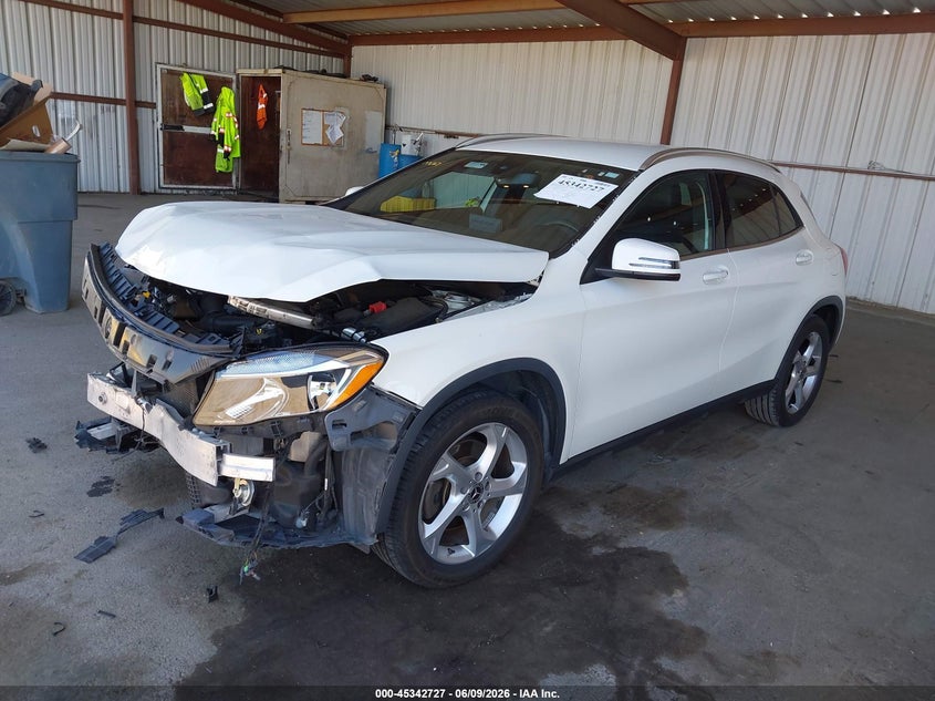 Vin: wdctg4gb3jj440517, lot: 45840663, mercedes-benz gla 250 4matic 20182