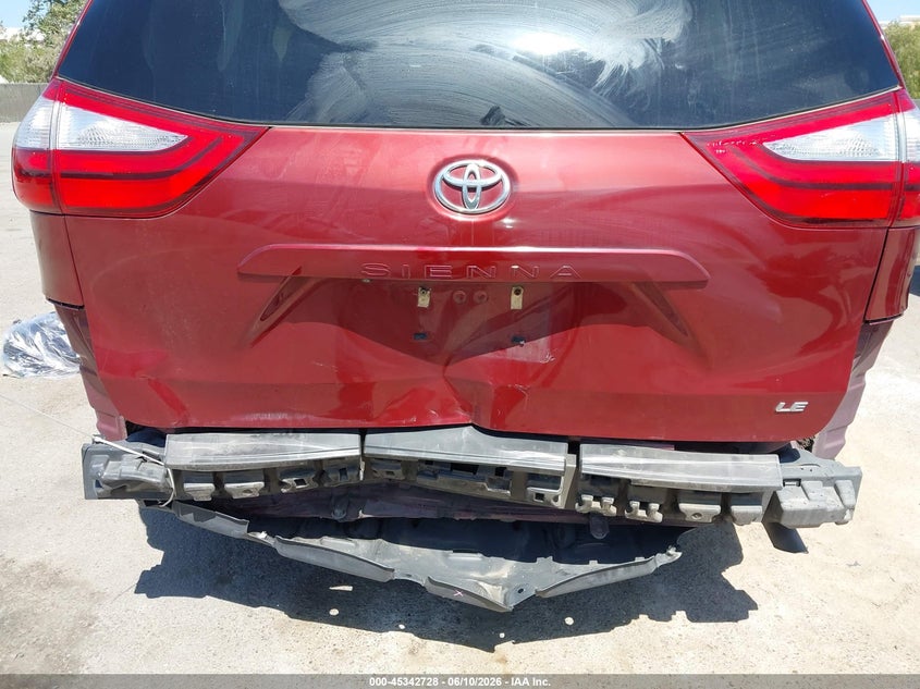 2017 Toyota Sienna Le 8 Passenger VIN: 5TDKZ3DC5HS874910 Lot: 45342728