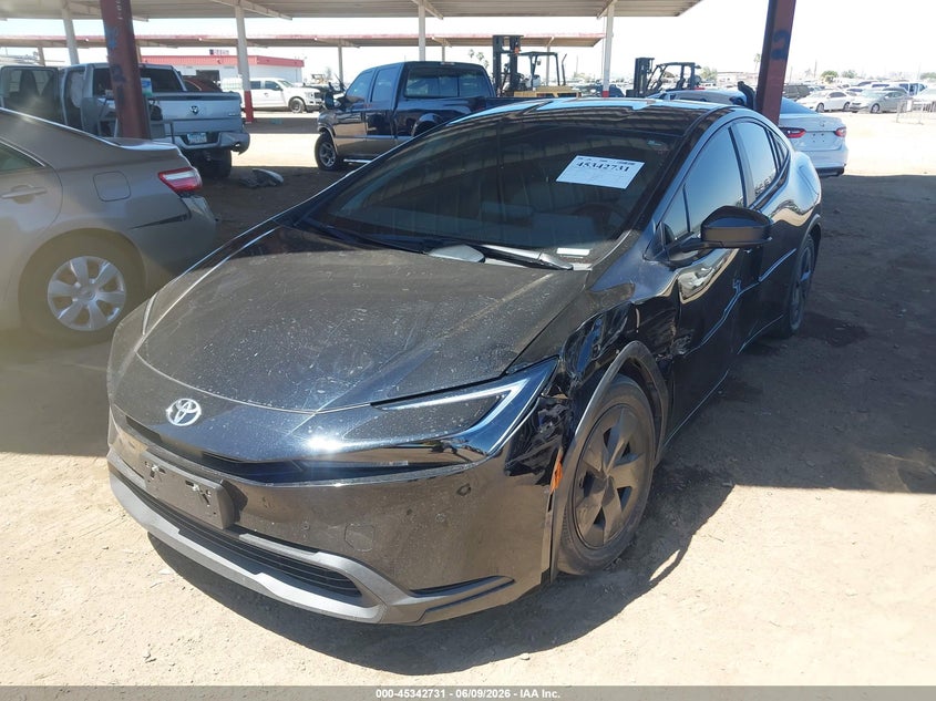 Vin: jtdacaau4r3044503, lot: 45840667, toyota prius le 20242