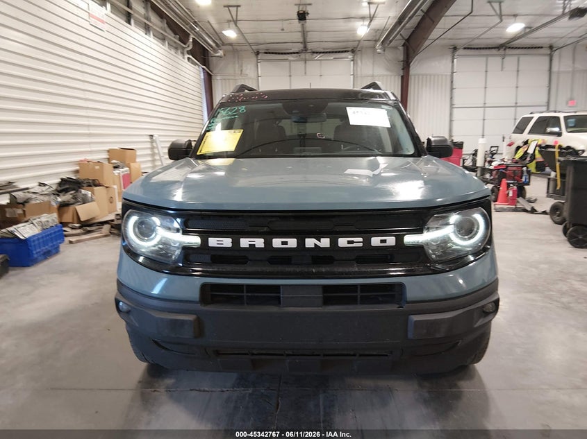 2021 Ford Bronco Sport Outer Banks VIN: 3FMCR9C63MRA40954 Lot: 45342767