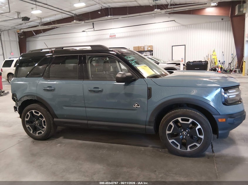 2021 Ford Bronco Sport Outer Banks VIN: 3FMCR9C63MRA40954 Lot: 45342767